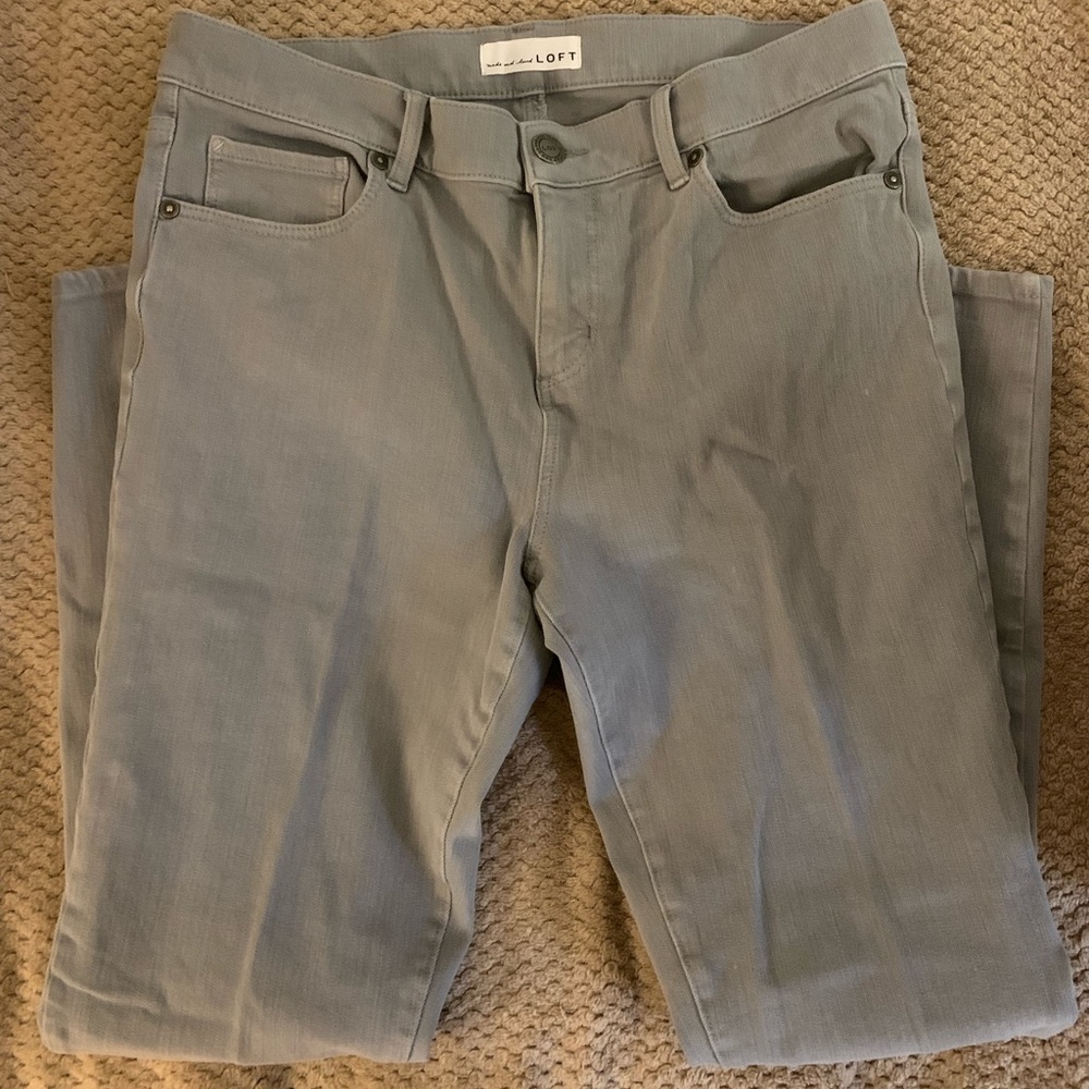 Gray Loft Jeggings Size 10